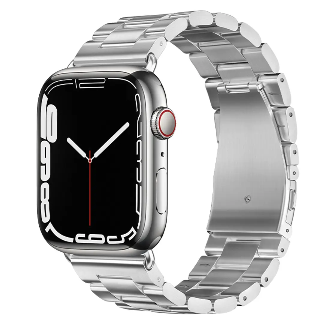 Apple Watch Metal Band Three Stainless Steel Strap -38-40-41mm